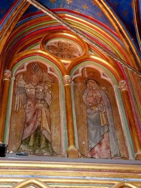 Sainte Chapelle's wall painting