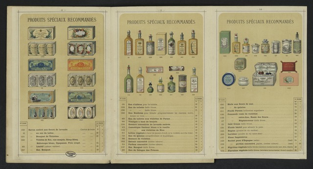 Catalogue général de la parfumerie et savonnerie Gellé frères, vers 1885.
